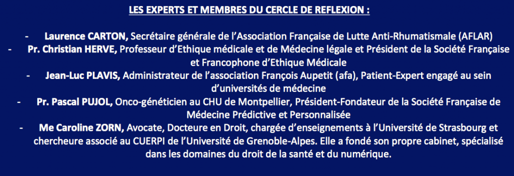 Les membres du Cercle P du Laboratoire Pfizer