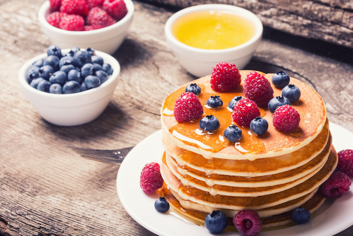 Pancakes à la confiture sans gluten et sans lait Pancakes à la confiture sans gluten et sans lait