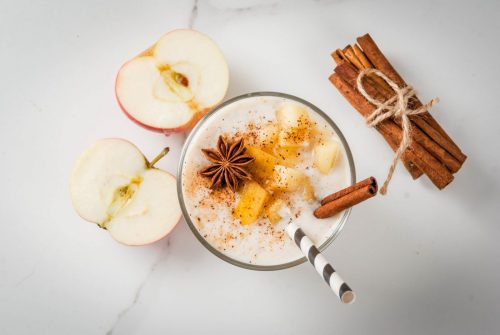Smoothie d'épluchures de pommes et cannelle